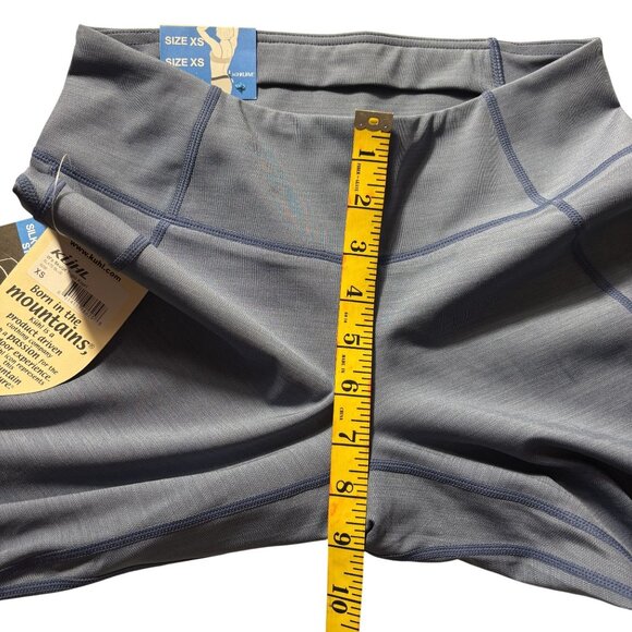 Kühl Ws Skulpt Tight Kapri Slate Blue XS Stretch Knit UPF 50+ Activewear - Picture 8 of 10